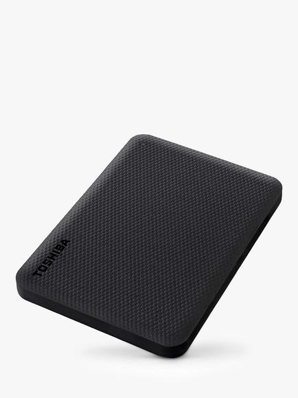 Toshiba Canvio Advance, Portable Hard Drive, 2TB, Black - view 2, Black