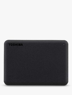 Toshiba Canvio Advance, Portable Hard Drive, 1TB, Black
