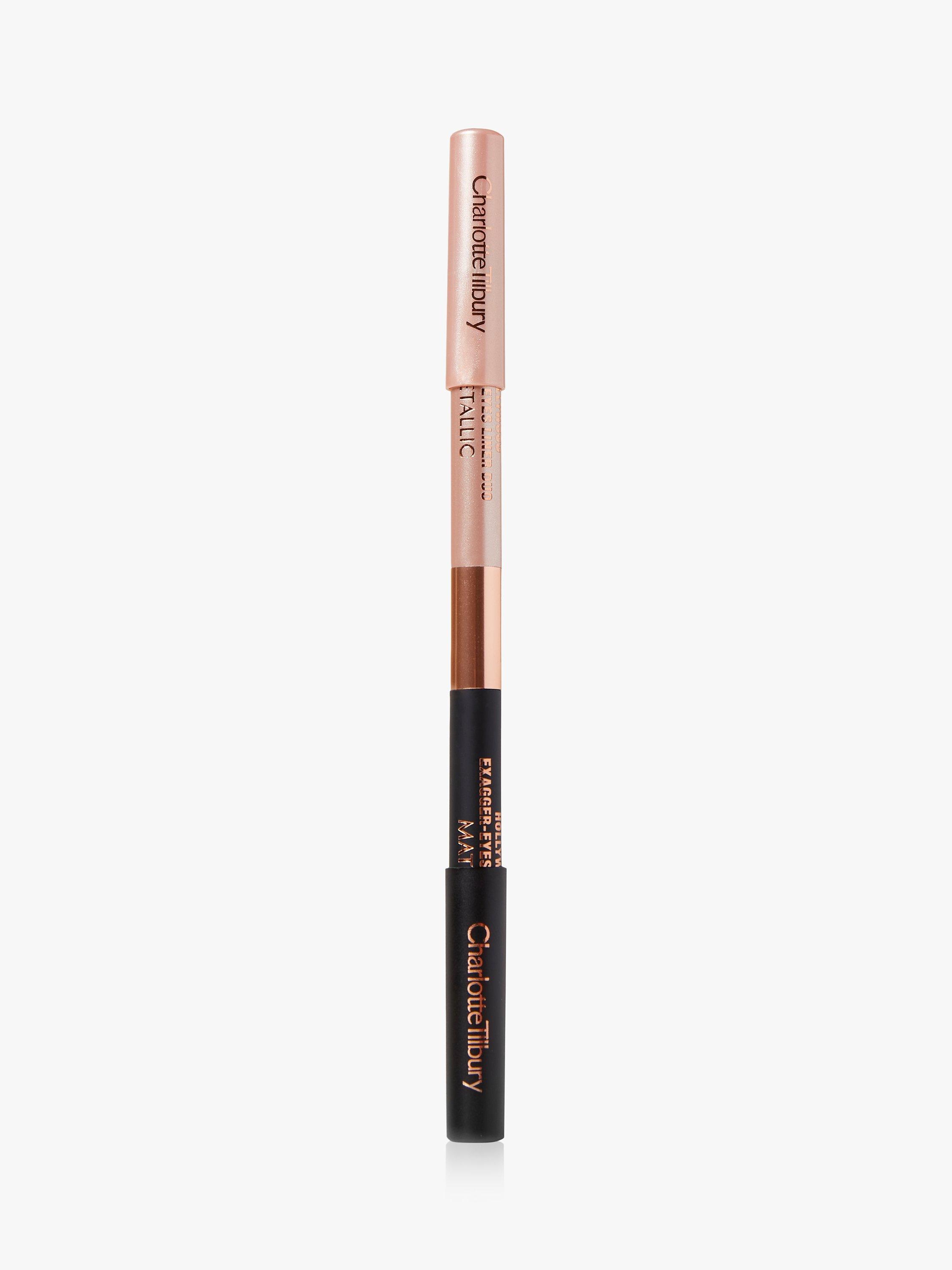 Product image 9 of 10, which shows Charlotte Tilbury Hollywood Exagger-Eyes Liner Duo, Multi