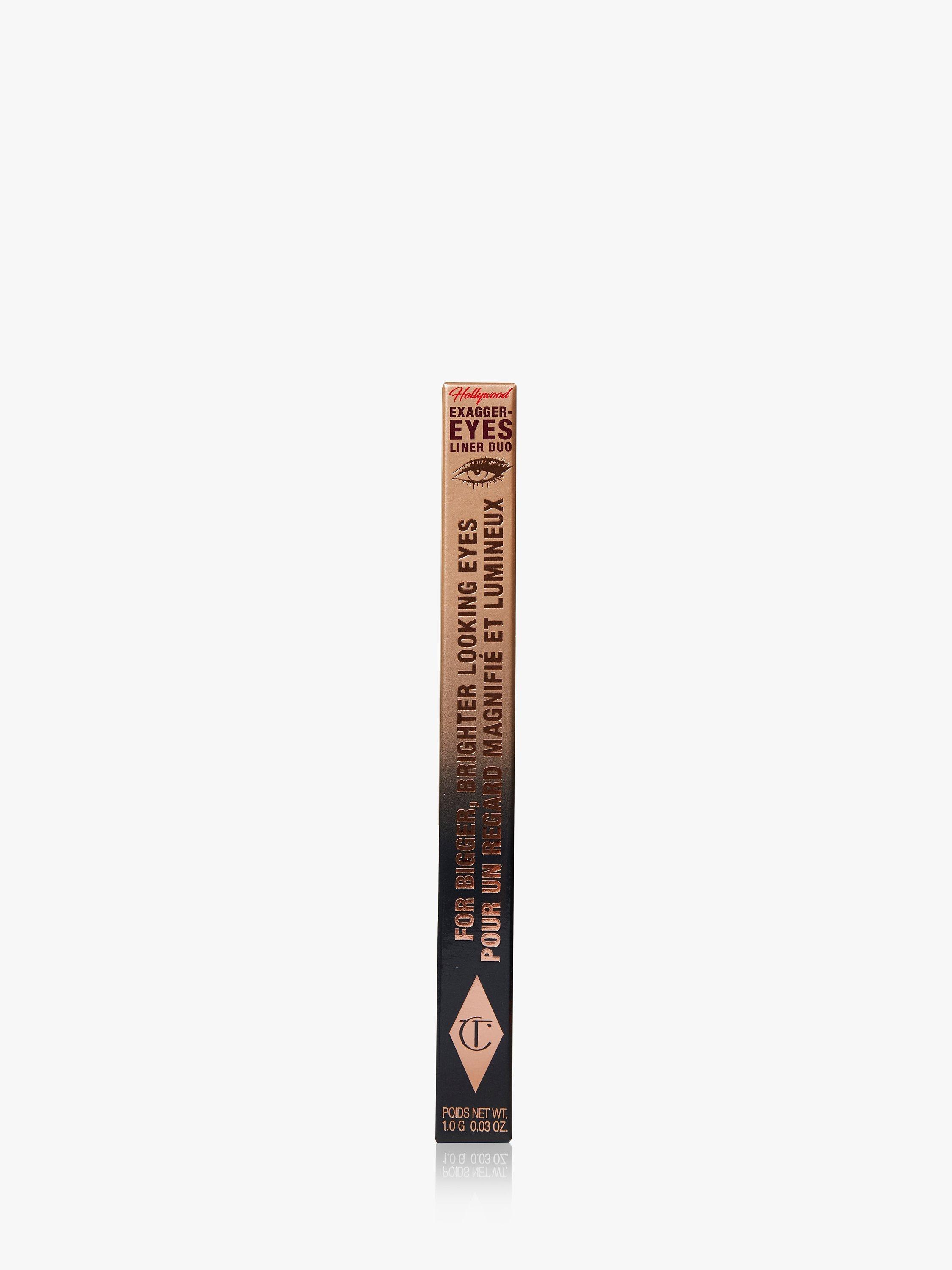Product image 10 of 10, which shows Charlotte Tilbury Hollywood Exagger-Eyes Liner Duo, Multi