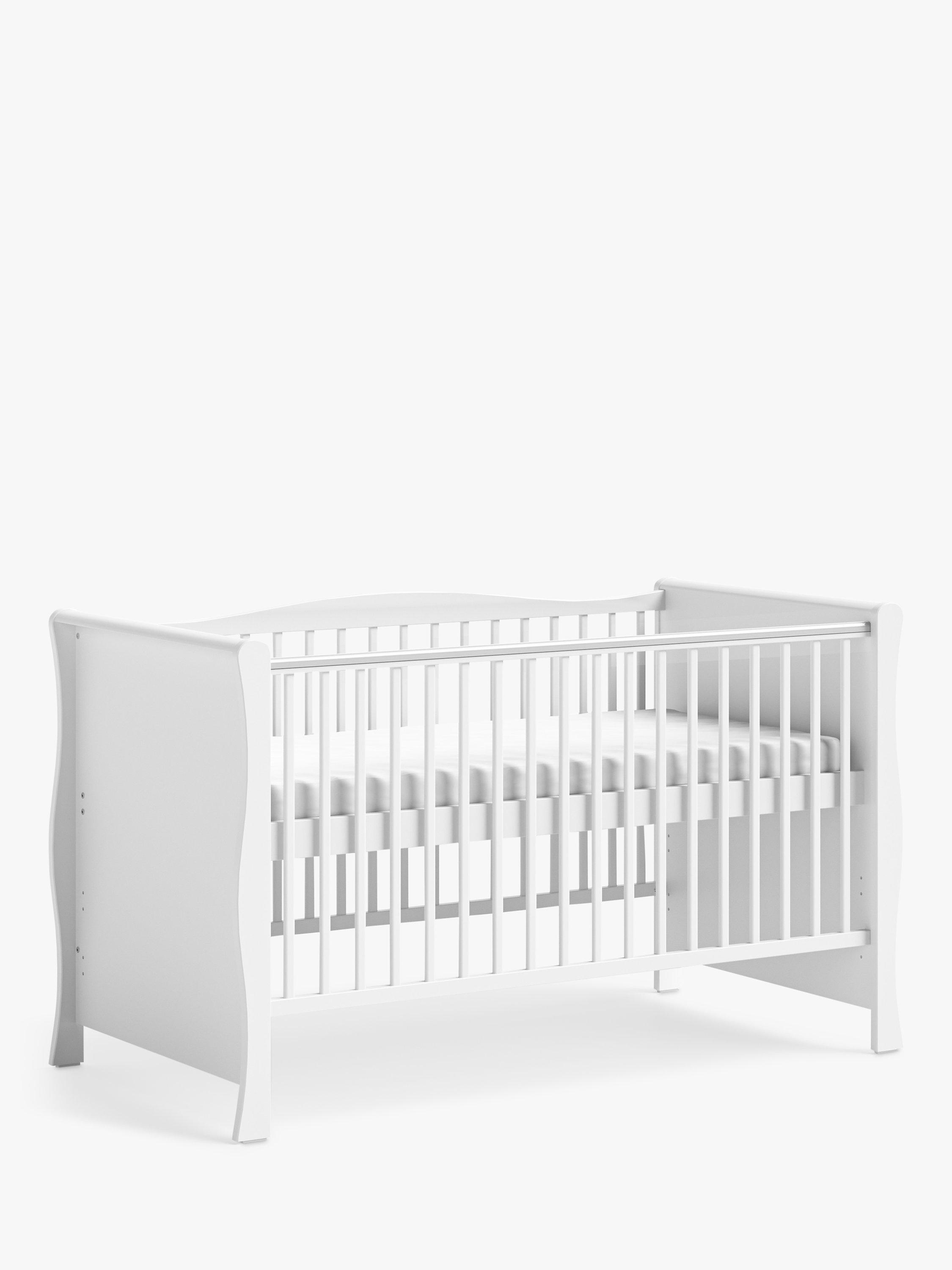 Little acorns sleigh cot best sale