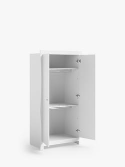 Little Acorns Traditional Sleigh Double Wardrobe, White - view 2, White