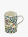 Morris & Co. Spode Strawberry Thief Mug, 340ml, Blue/Multi