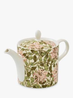 Morris & Co. Spode Honeysuckle Teapot, 1.1L, Multi - view 2, Multi