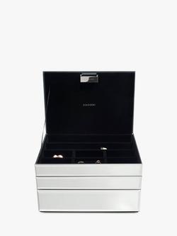 Stackers Glass Classic Jewellery Box, Set of 3 Layers - view 2, Clear