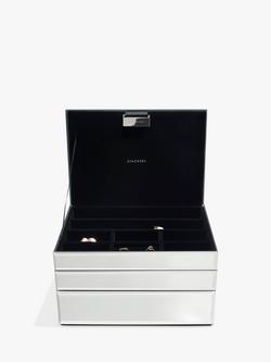 Stackers Glass Classic Jewellery Box, Set of 3 Layers - view 2, Graphite