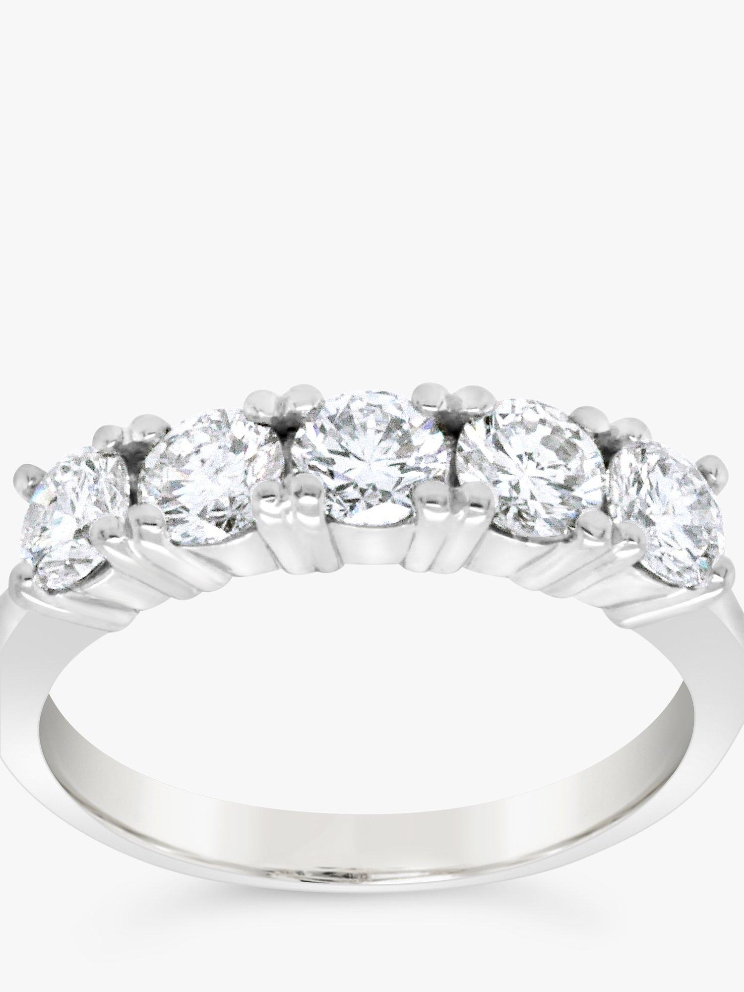 Product image 2 of 6, which shows Milton & Humble Jewellery 18ct White Gold Pre-Loved Diamond Ring