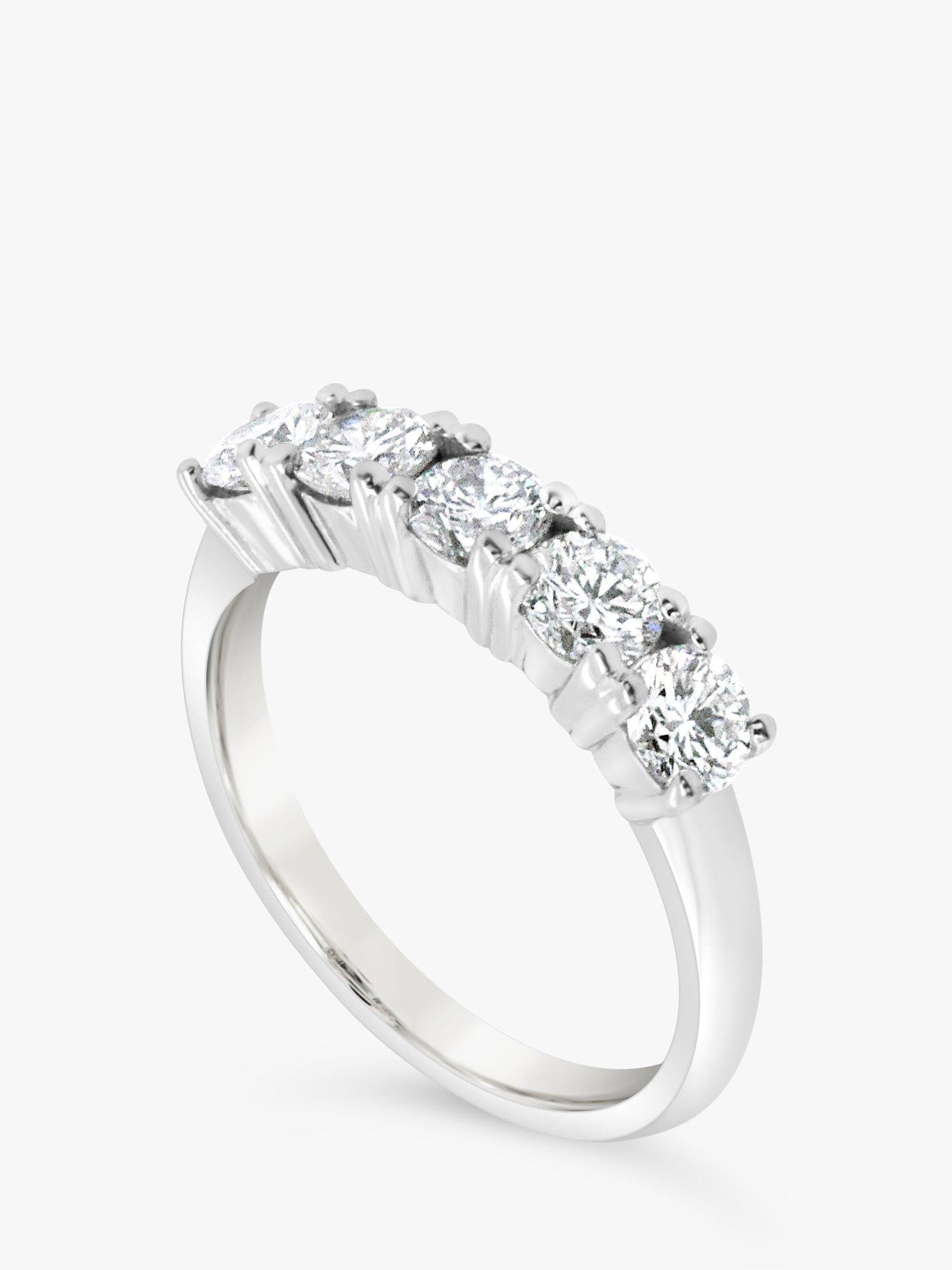 Product image 3 of 6, which shows Milton & Humble Jewellery 18ct White Gold Pre-Loved Diamond Ring