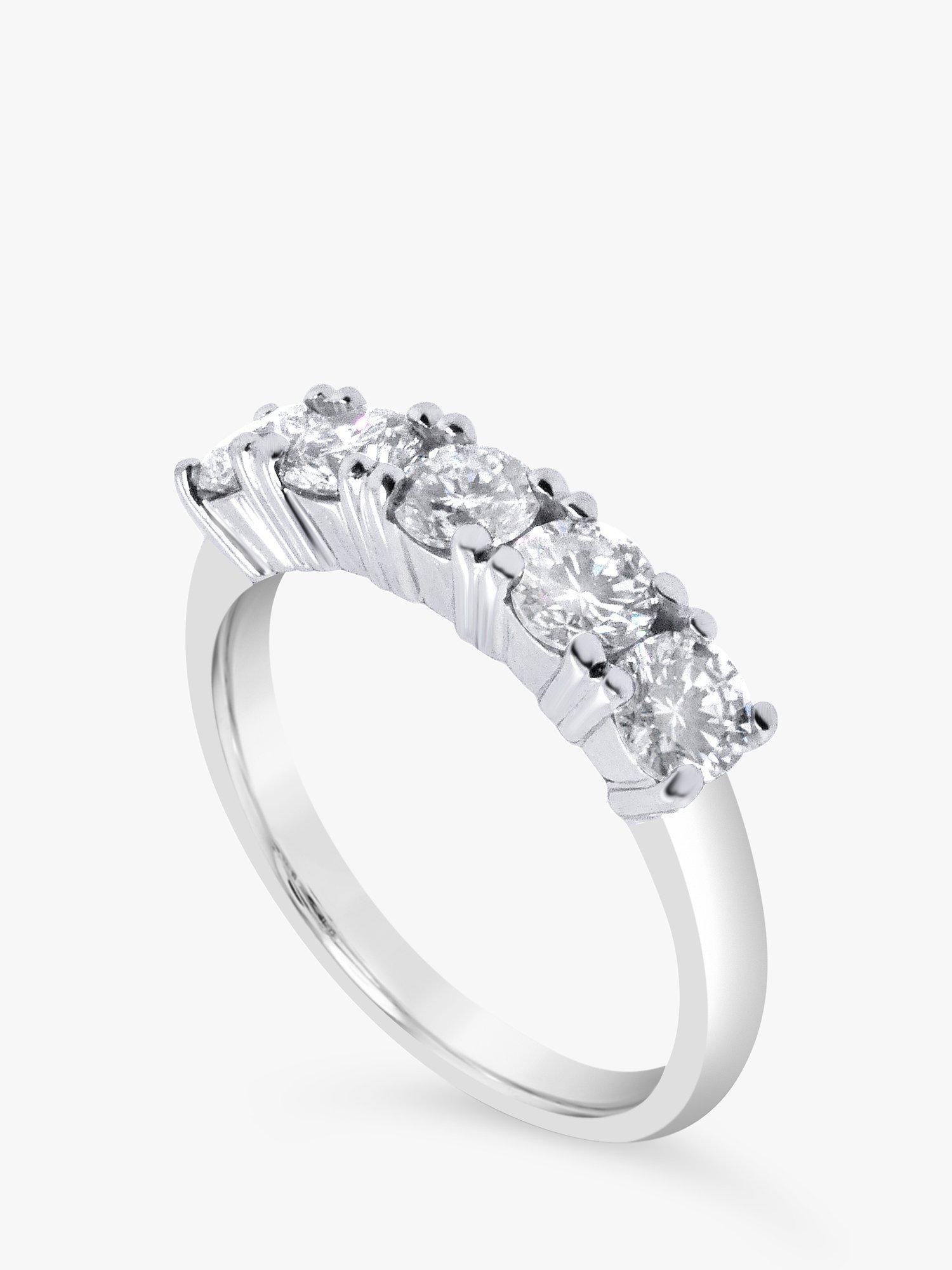 Product image 4 of 6, which shows Milton & Humble Jewellery 18ct White Gold Pre-Loved Diamond Ring