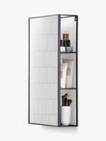 Umbra Cubiko Wall Mirror & Storage Unit, 62 x 30cm, Black