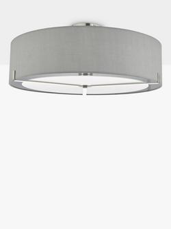 Där Diffuser Semi Flush Ceiling Light, Satin Chrome - view 2, Satin Chrome