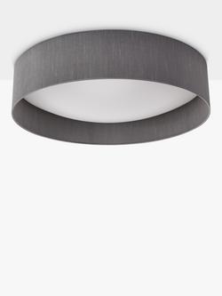 Där Nysa LED Semi Flush Ceiling Light, 60cm - view 2, Grey
