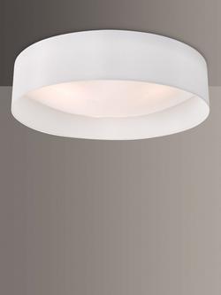 Där Nysa LED Semi Flush Ceiling Light, 60cm, White