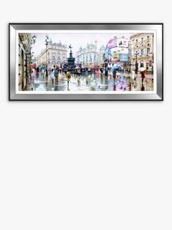 John Lewis Richard Macneil 'Piccadilly Circus' London Framed Print & Mount, 62 x 128cm, Multi, Multi
