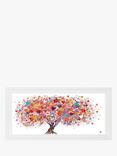 John Lewis Sara Otter 'Tree Of Hearts' Framed Print, 56 x 111cm, Pink/Multi