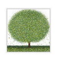 John Lewis Sarah Pye 'Silver Lining' Framed Canvas Print & Mount, 86 x 86cm, Green