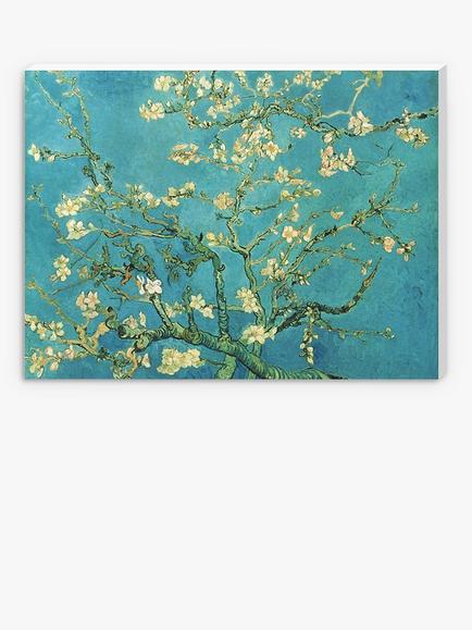 Vincent Van Gogh - 'Almond Blossoms' Canvas Print, 82 x 110cm, Blue, Blue