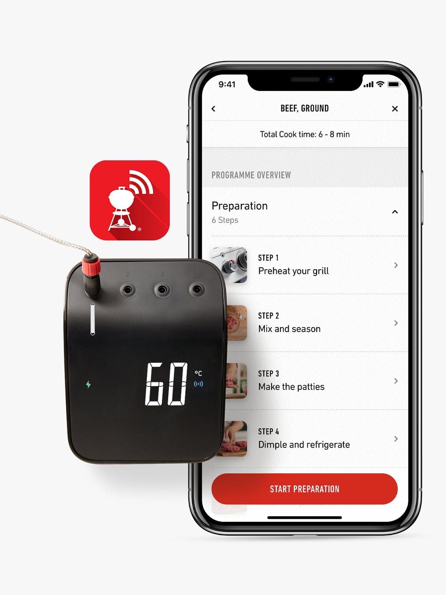 Weber Connect Wi-Fi Enabled Smart Grilling BBQ Hub