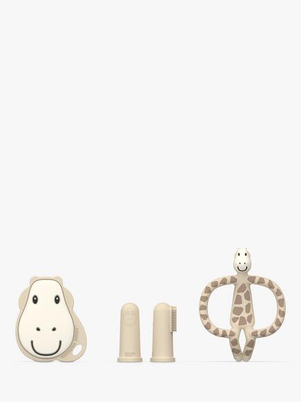 Matchstick Monkey Giraffe Teething Set, Beige