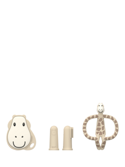 Matchstick Monkey Giraffe Teething Set - view 2, Beige