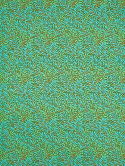 Morris & Co. Willow Boughs Furnishing Fabric, Olive/Turquoise