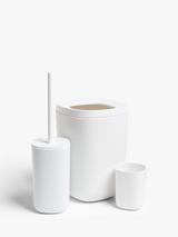 John Lewis Essential Bathroom Accessories Set