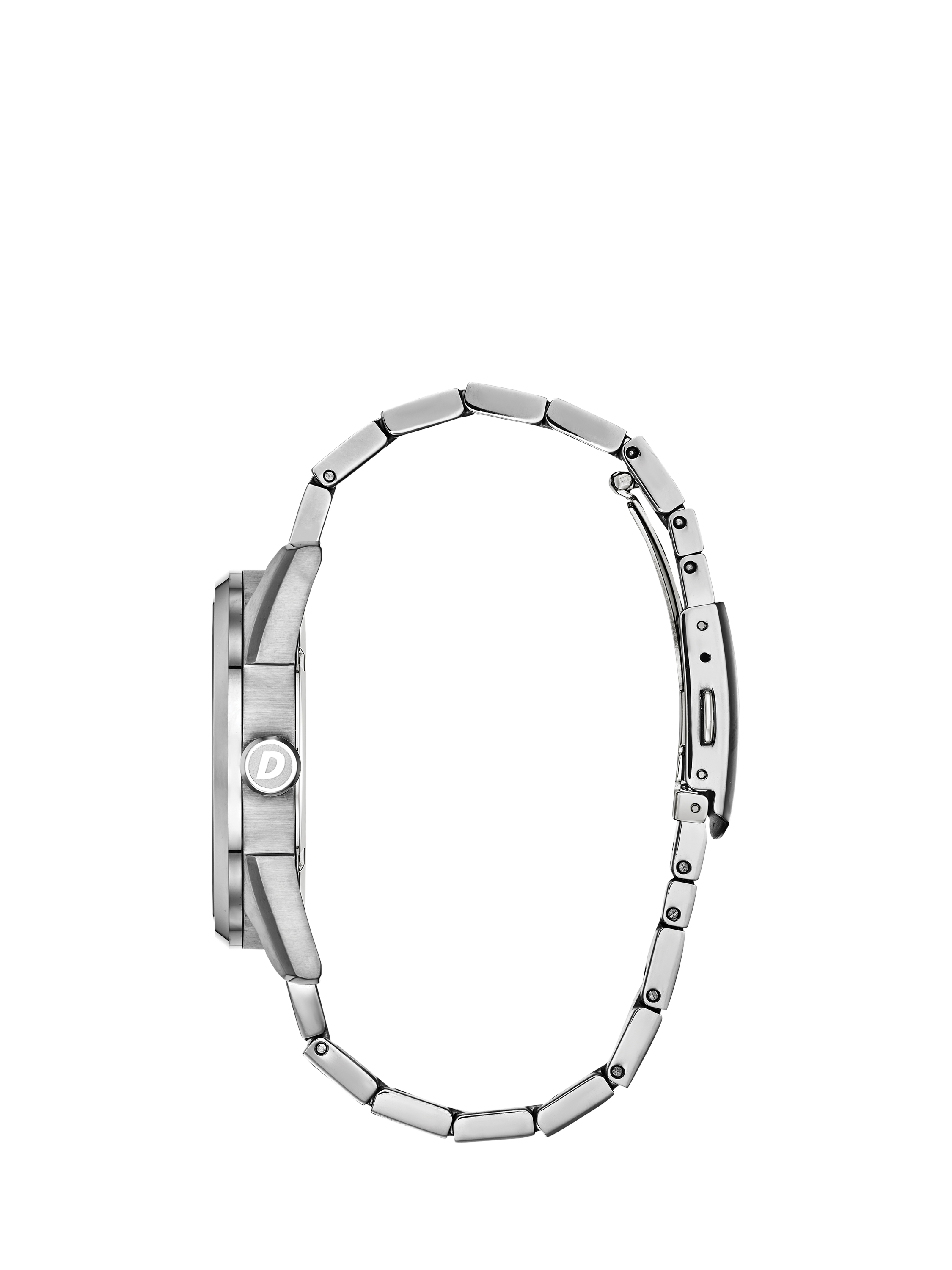 Product image 3 of 6, which shows Citizen AW0080-57A Men's Eco-Drive Day Date Bracelet Strap Watch, Silver/White