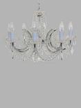 Impex Marie Theresa Crystal Chandelier Ceiling Light, 8 Arms