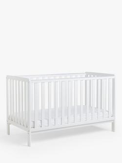 John Lewis Elementary Cotbed, White
