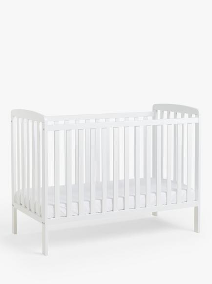 John Lewis Elementary Cot, White