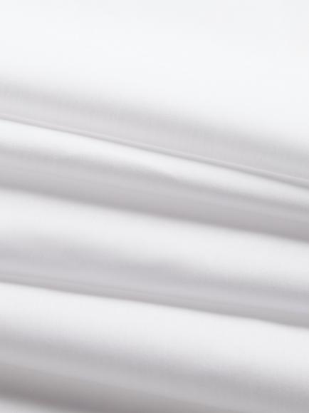 John Lewis Polycotton Curtain Lining Fabric - view 2, White
