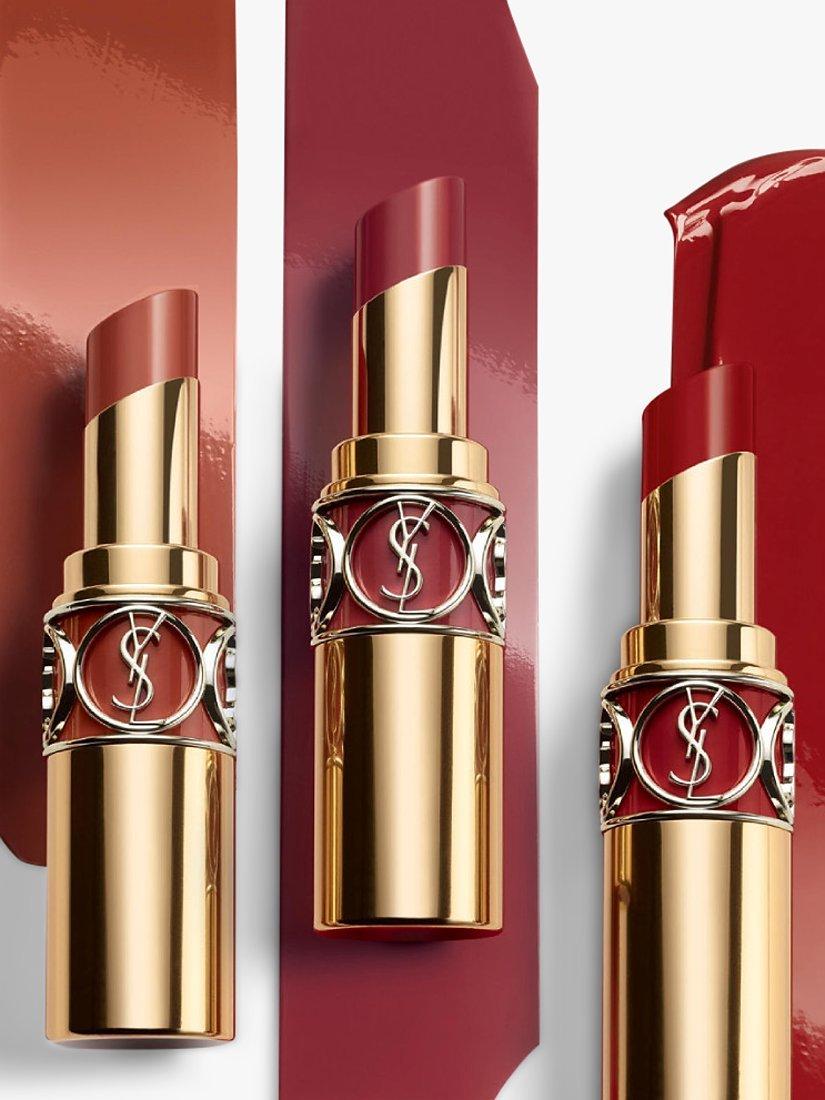 Product image 5 of 7, which shows Yves Saint Laurent Rouge Volupté Shine Lipstick, 127 Rouge Mandarin