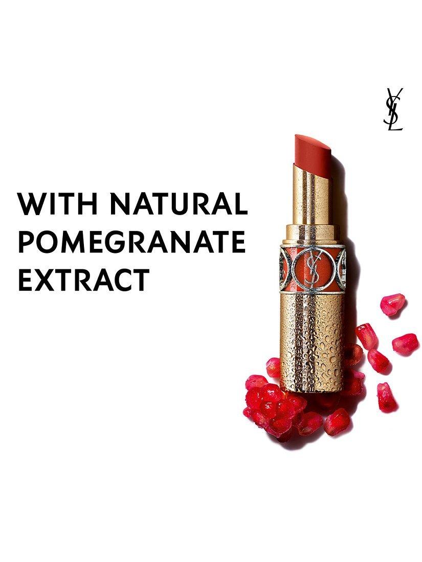 Product image 6 of 7, which shows Yves Saint Laurent Rouge Volupté Shine Lipstick, 127 Rouge Mandarin