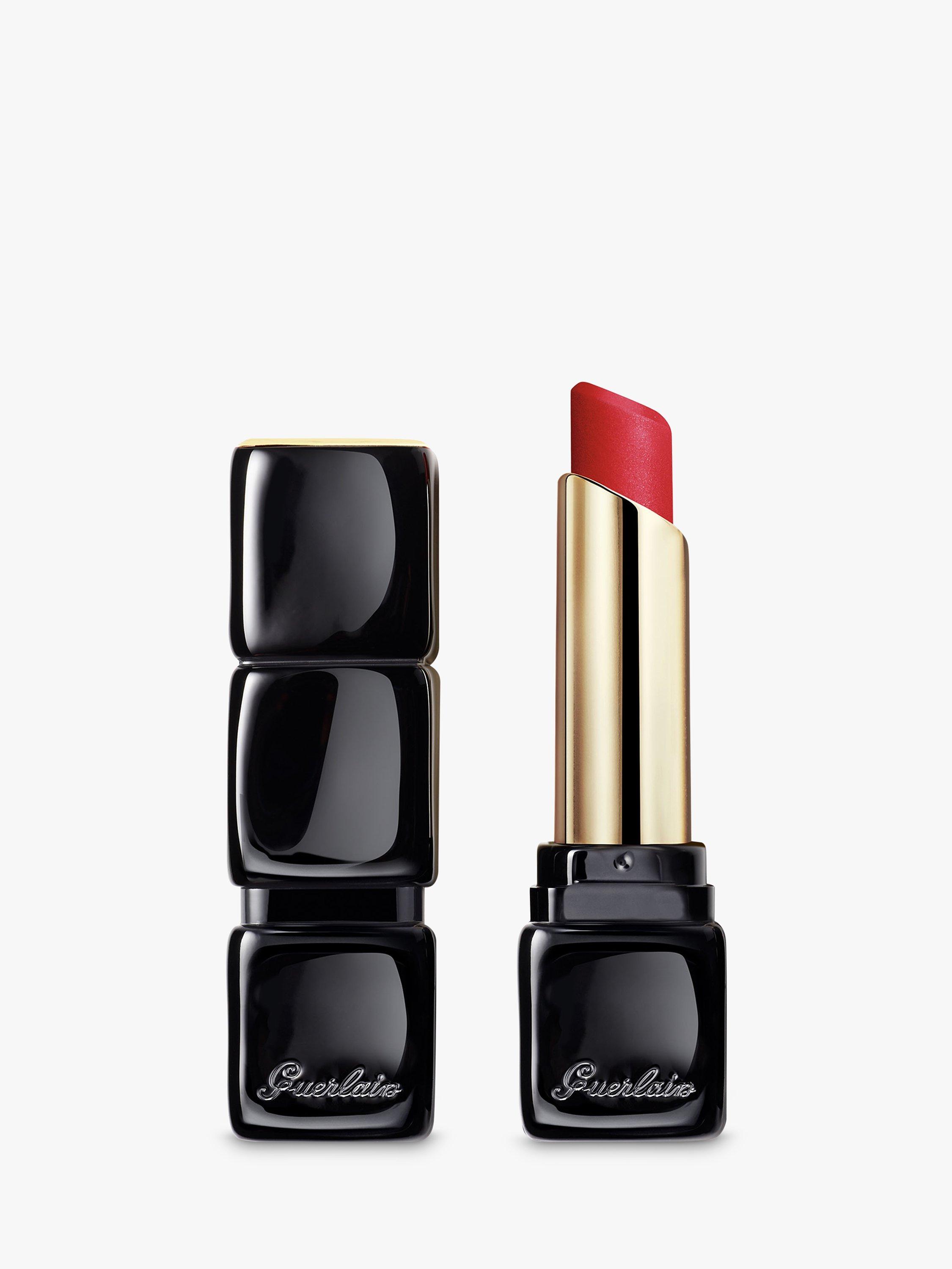 Product image 1 of 8, which shows Guerlain Kiss Kiss Tender Matte Lipstick, 775 Kiss Rouge