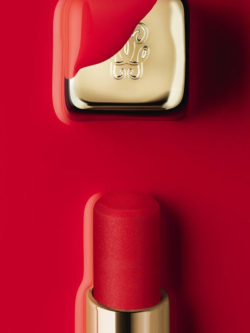 Product image 5 of 8, which shows Guerlain Kiss Kiss Tender Matte Lipstick, 775 Kiss Rouge