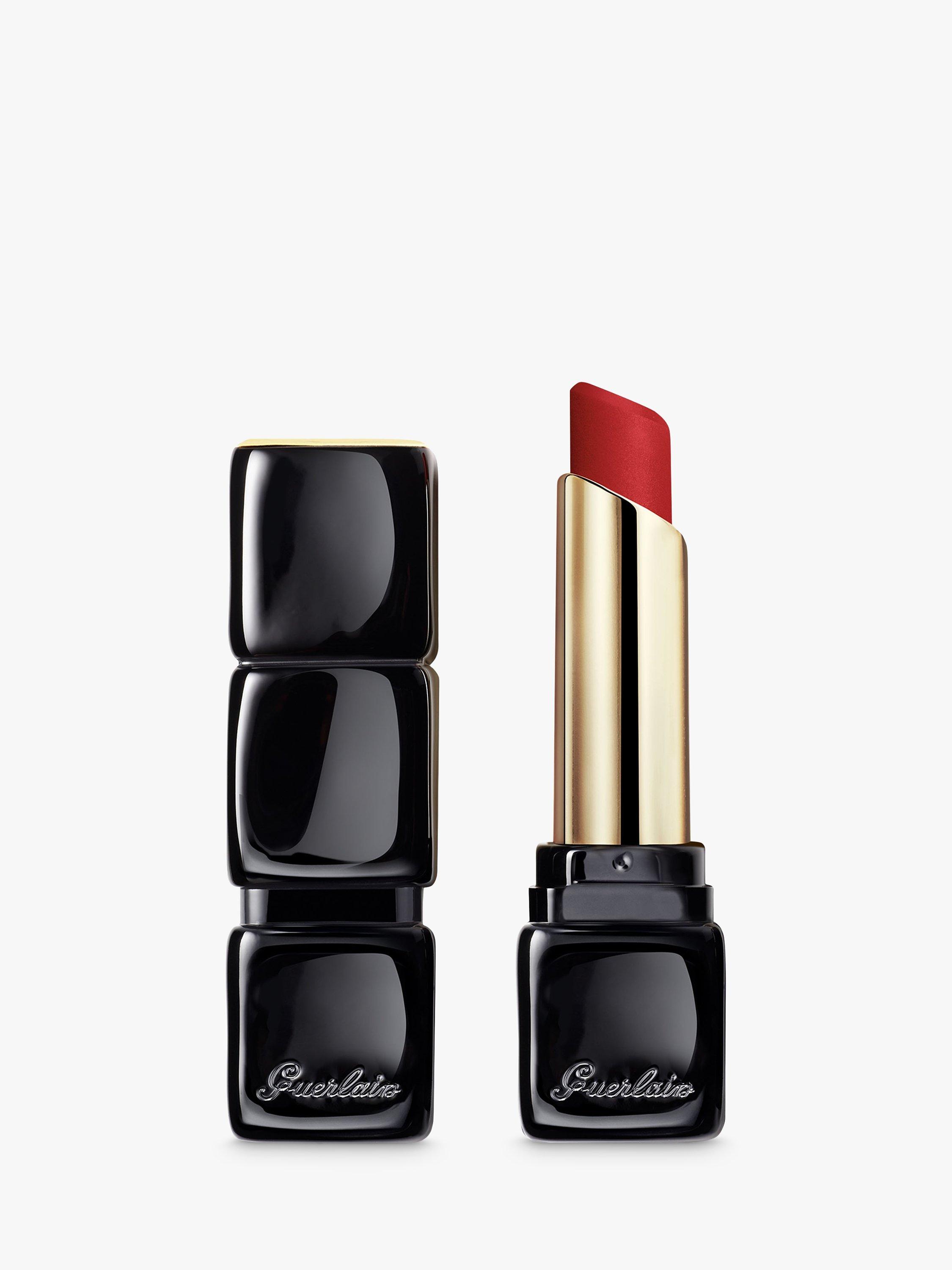 Product image 1 of 8, which shows Guerlain Kiss Kiss Tender Matte Lipstick, 910 Wanted Red