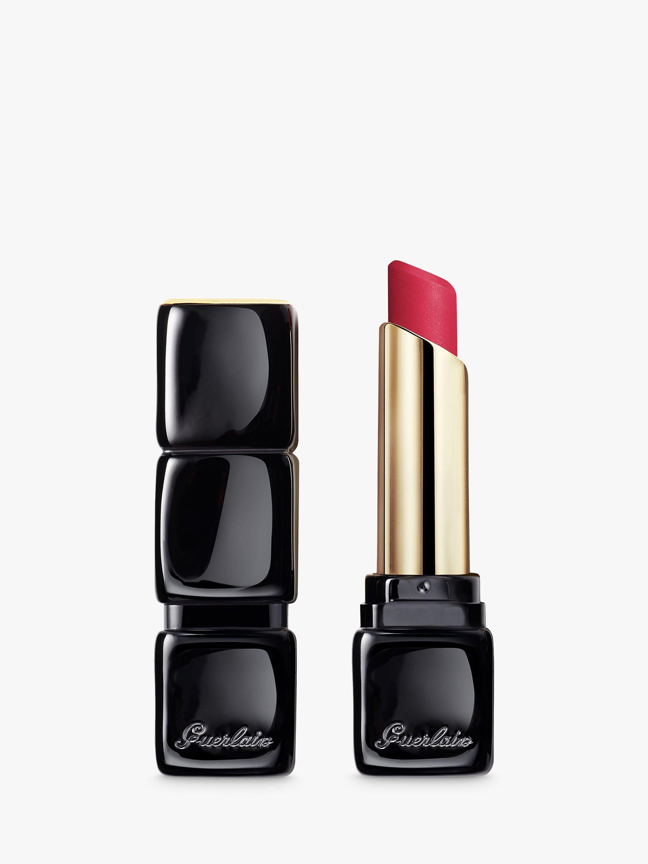 Product image 1 of 8, which shows Guerlain Kiss Kiss Tender Matte Lipstick, 666 Lucky Pink