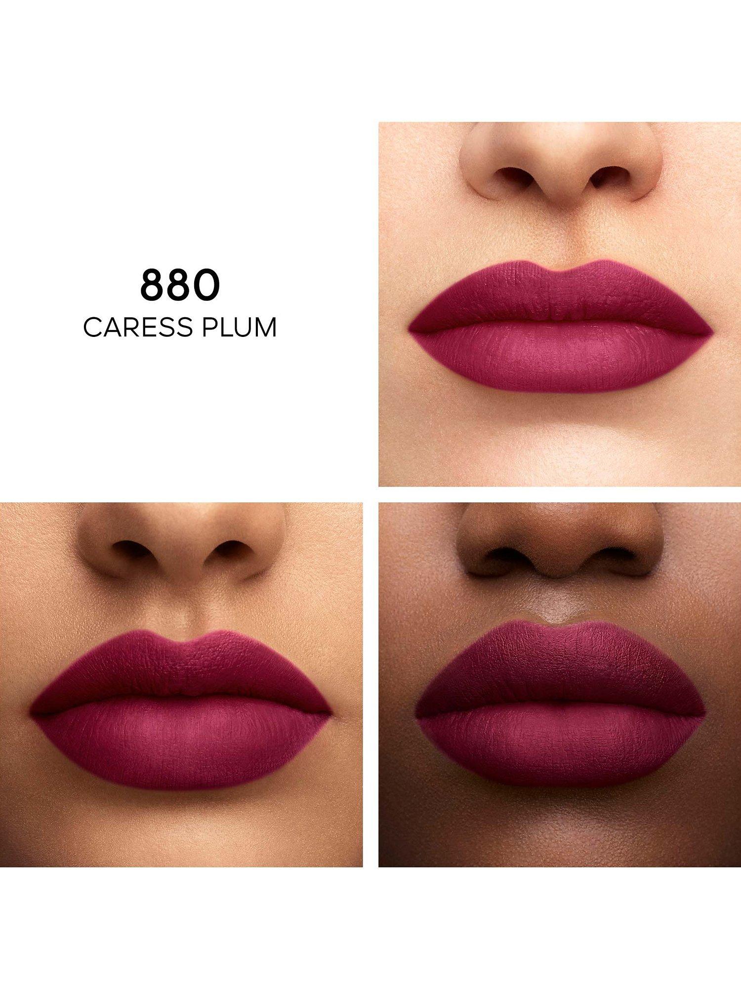 Product image 3 of 8, which shows Guerlain Kiss Kiss Tender Matte Lipstick, 880 Caress Plum