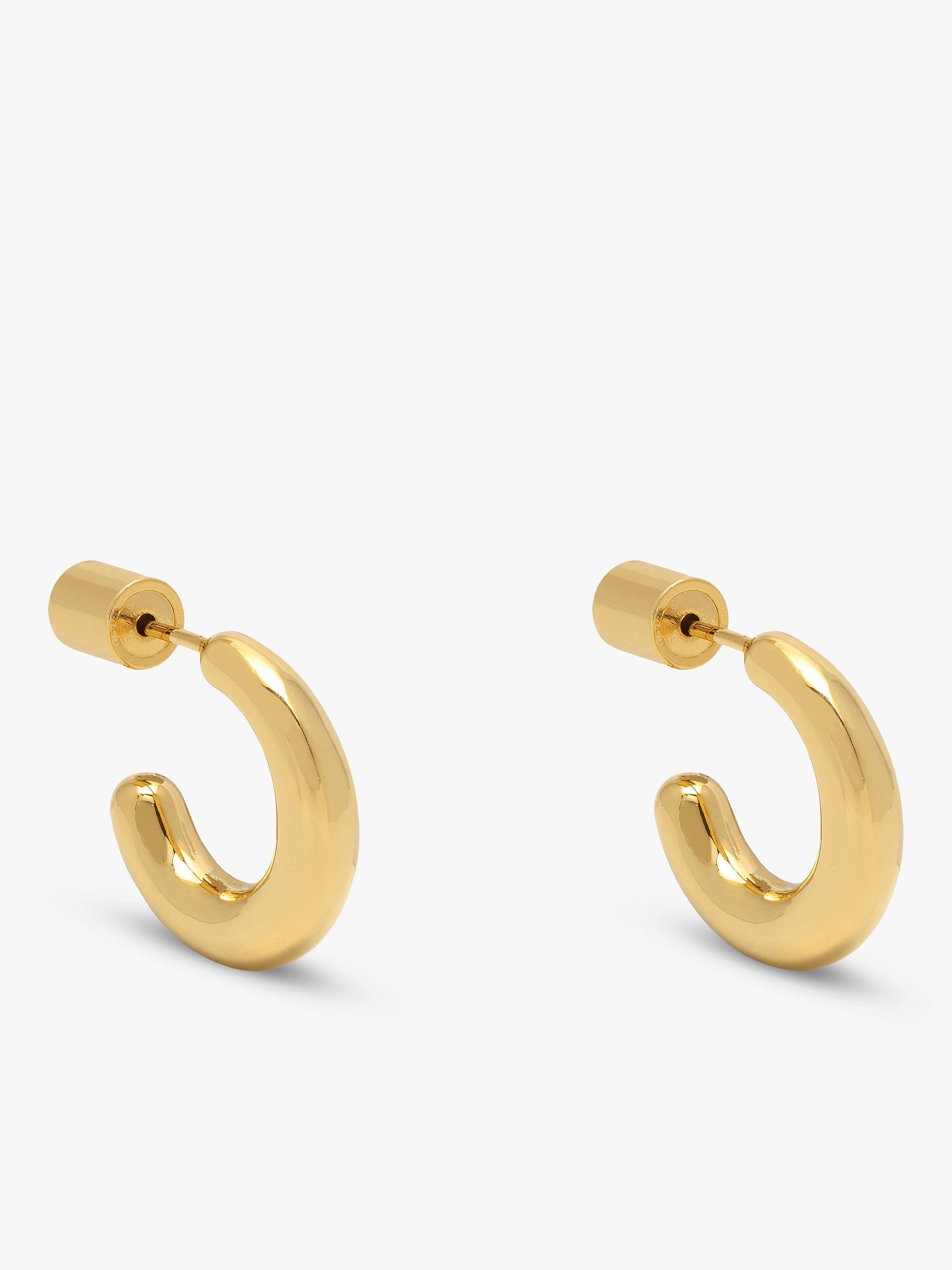Estella Bartlett The Edit Chunky Semi Circle Hoop Earrings