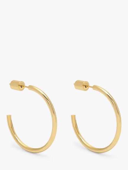 Estella Bartlett The Edit Large Hoop Earrings, Gold