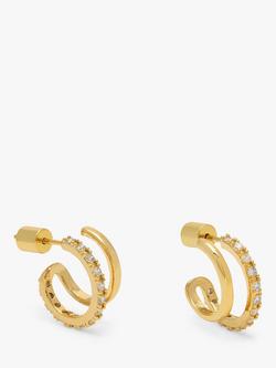 Estella Bartlett The Edit Double Hoop Earrings, Gold