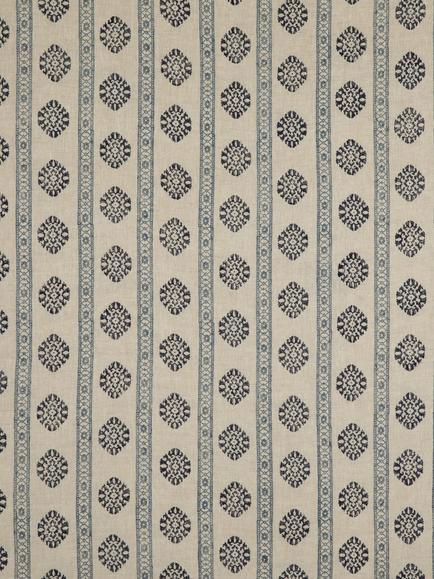 GP & J Baker Alma Furnishing Fabric, Red/Indigo