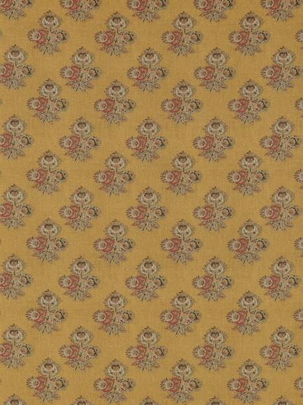 GP & J Baker Poppy Paisley Furnishing Fabric, Ochre