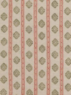 GP & J Baker Alma Furnishing Fabric, Red/Green