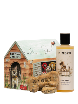 Bramley Digby Dog Wash & Biscuits Dog House Gift Set, Multi