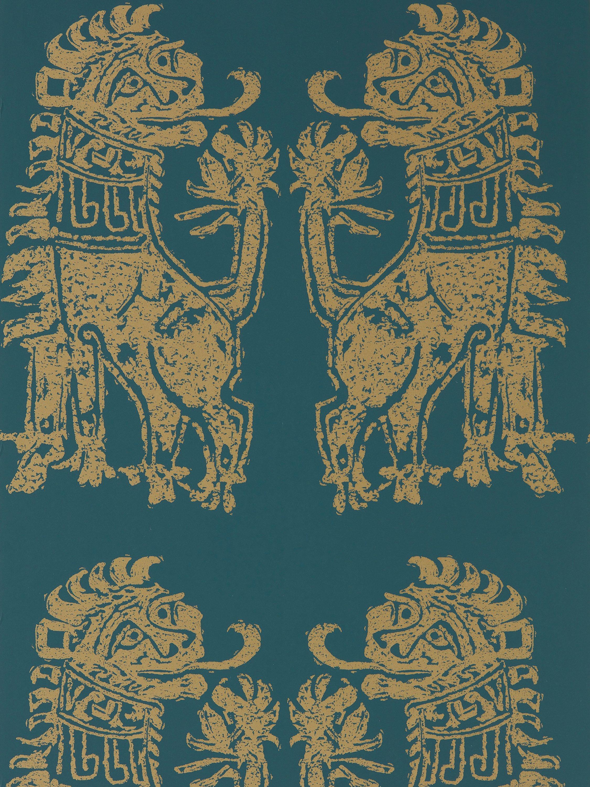 Zoffany Sicilian Lion Wallpaper, ZPLW312977