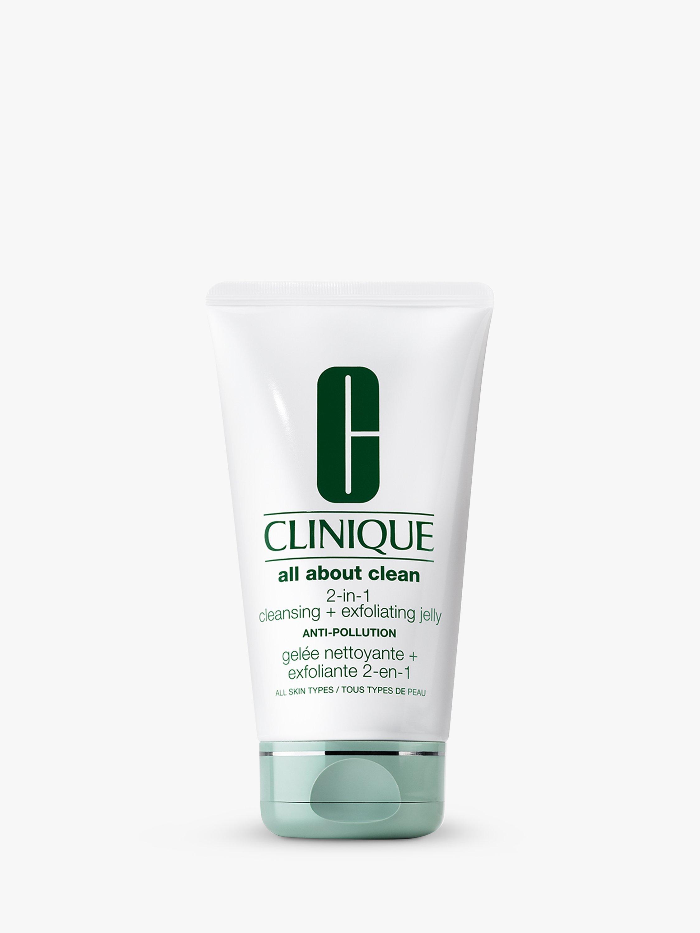 Product image 1 of 6, which shows Clinique All About Clean 2-in-1 Cleansing + Exfoliating Jelly, 150ml