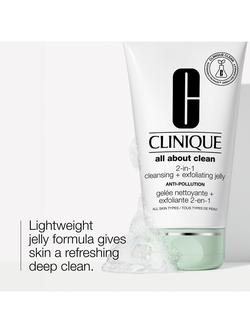 Clinique All About Clean 2-in-1 Cleansing + Exfoliating Jelly, 150ml - view 2, 