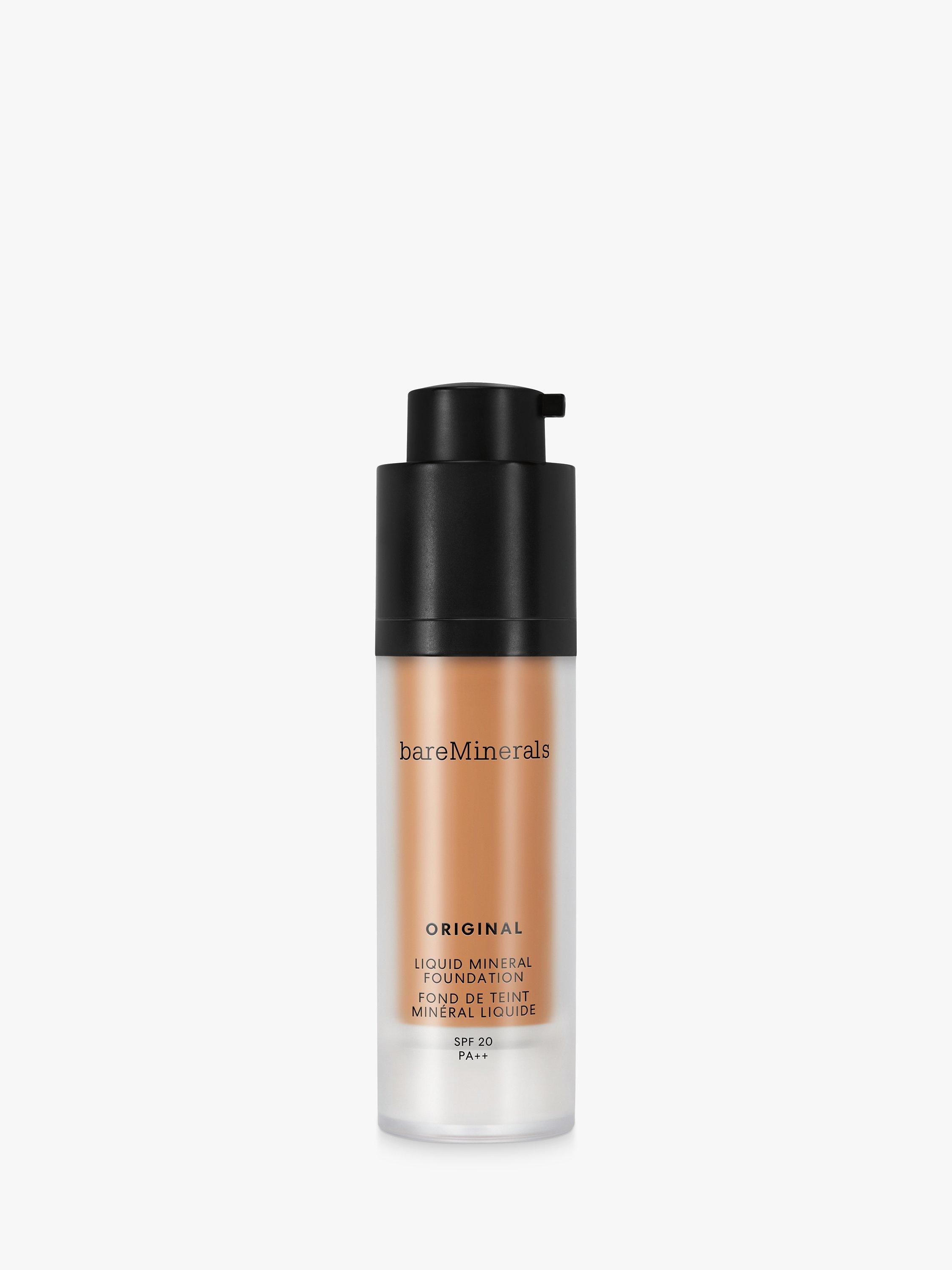 Product image 1 of 10, which shows bareMinerals ORIGINAL LIQUID MINERAL Foundation SPF 20, Warm Tan