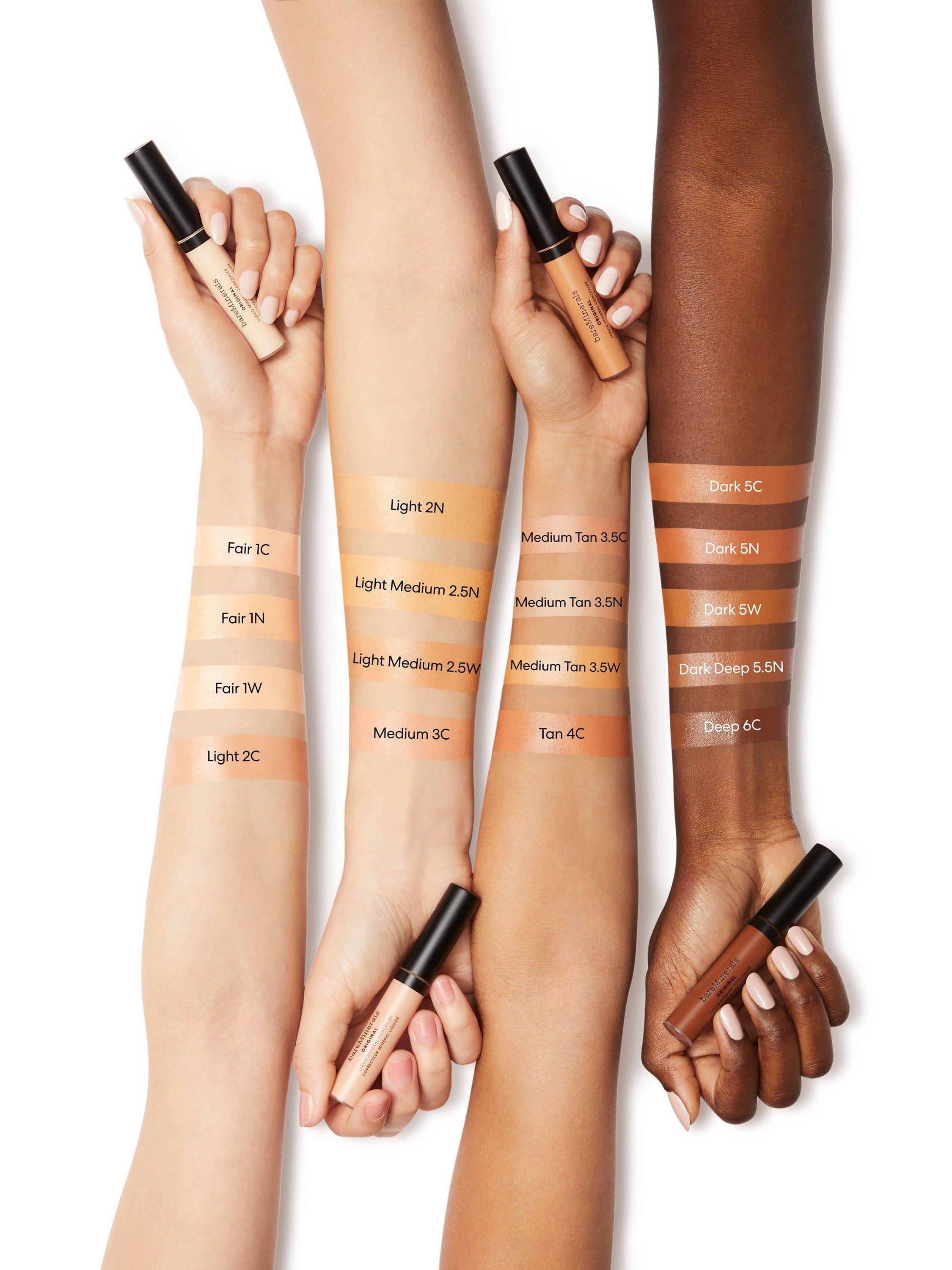 Product image 4 of 8, which shows bareMinerals Original Mineral Liquid Concealer, Dark 5N